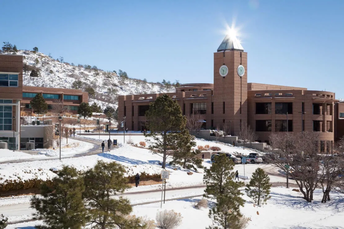 Clock tower - winter day